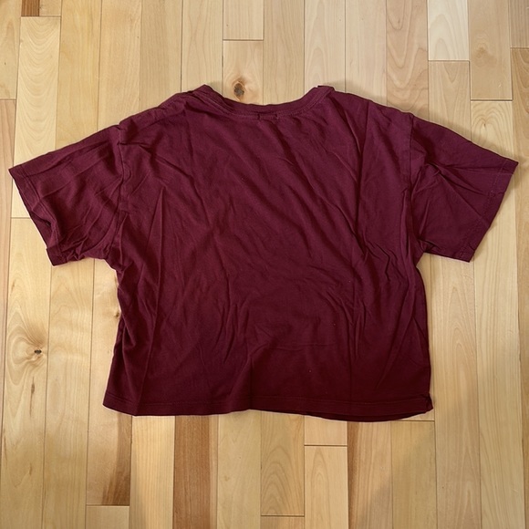 Maroon Basic Tee - Picture 2 of 2